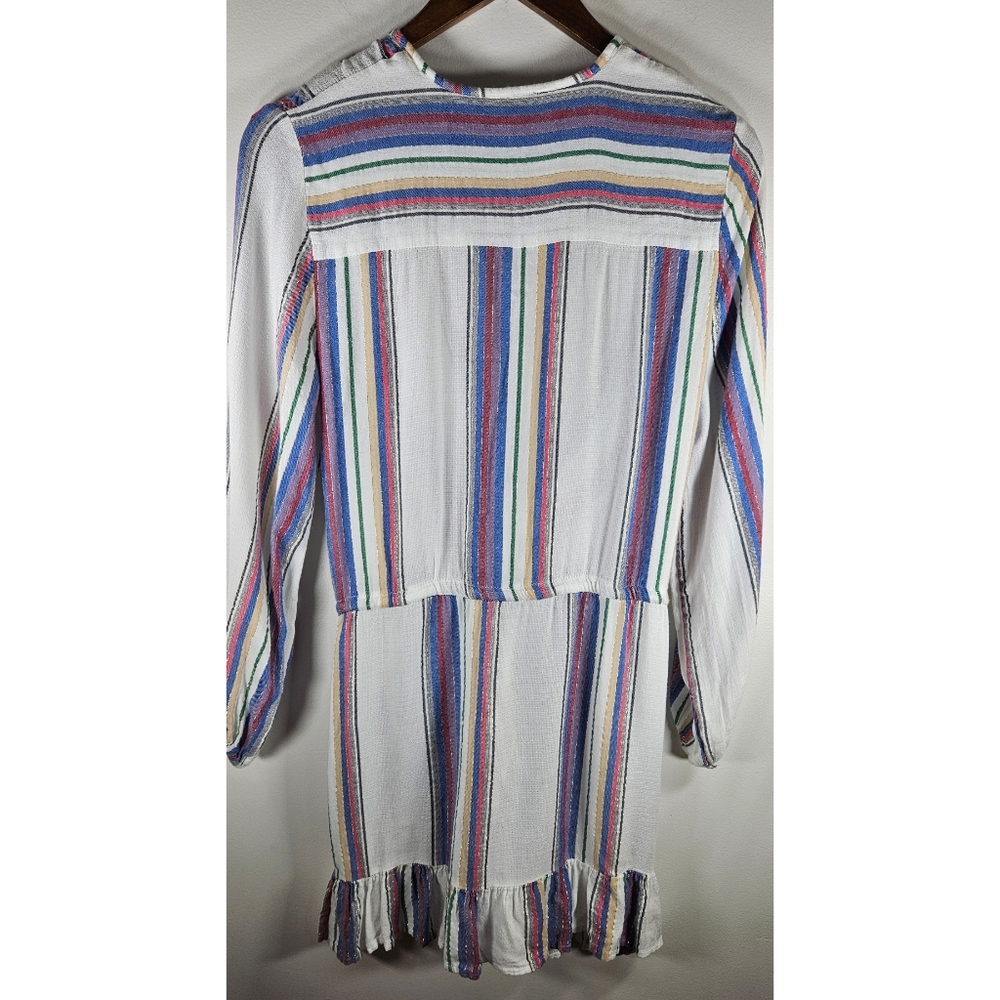 Blue Island Striped Ruffle Swim Dress - Picture 2 of 12